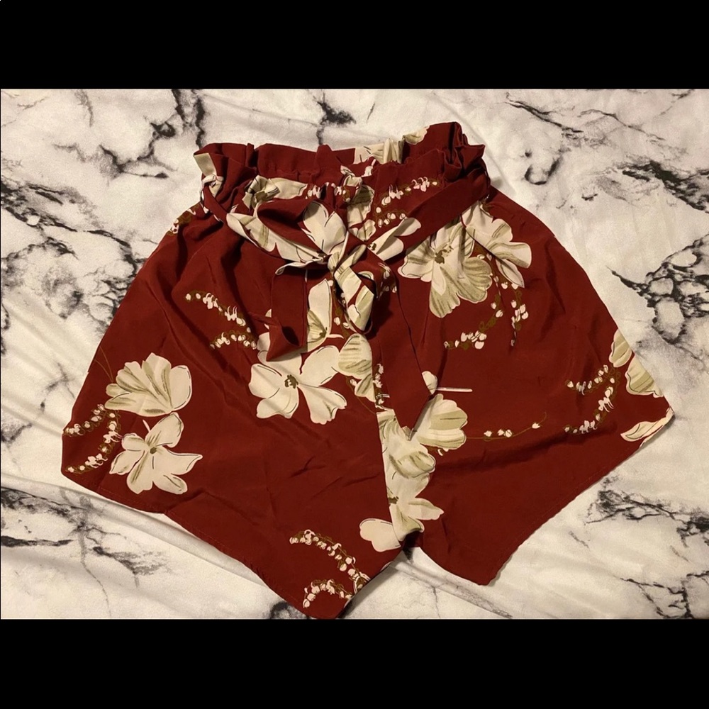 Paper Waist Shorts